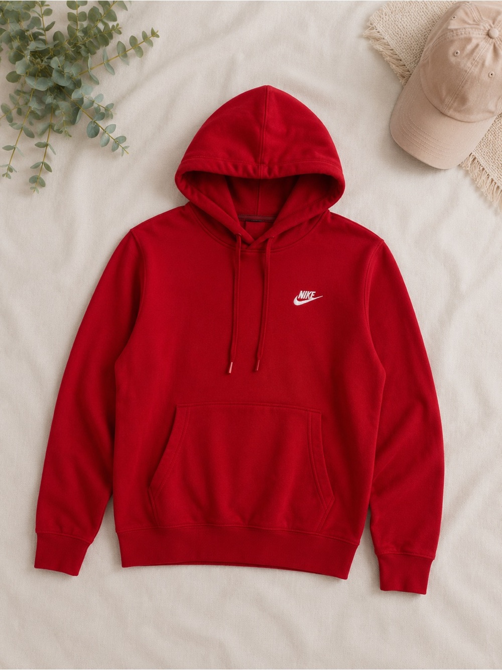 Nike Bold Red Hoodie Unisex Sizing Small